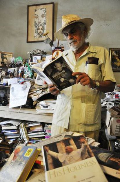 O historiador Enrique López Oliva, em Havana.