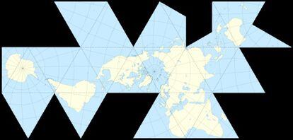 Projeção Dymaxion.