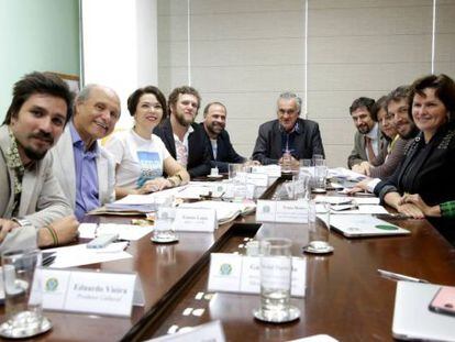Representantes do Movimento Estelita do Brasil e dirigentes do Minist&eacute;rio da Cultura reuniram-se para discutir a situa&ccedil;&atilde;o do Cais Estelita