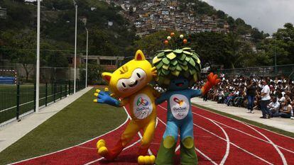 Mascotes dos Jogos Olímpicos do Rio de Janeiro 2016.