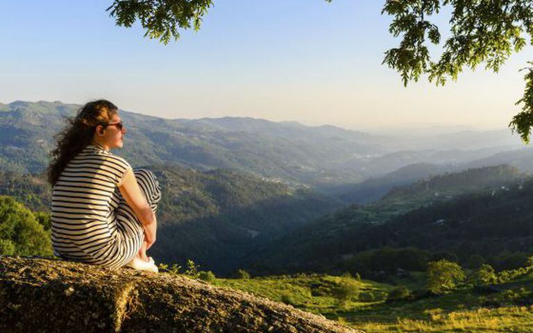 Panorâmica no parque nacional de Peneda-Gerès, ao norte de Portugal.