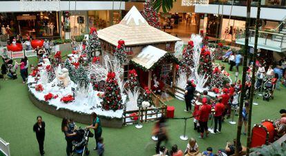 Shopping center em Brasília.