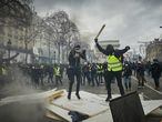 Manifestación de los 'chalecos amarillos' el pasado marzo en París