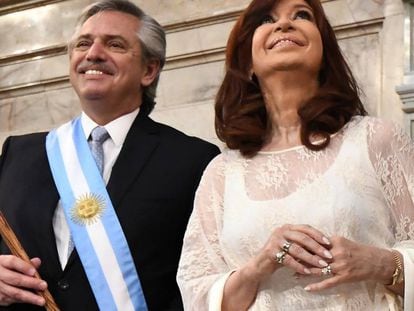 Alberto Fernández e Cristina Kirchner. 