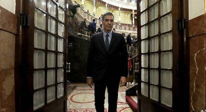 Pedro Sánchez nesta quarta.