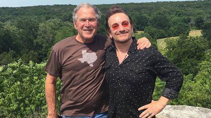 George W. Bush e Bono Vox