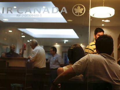 Escritório da Air Canada em Caracas.
