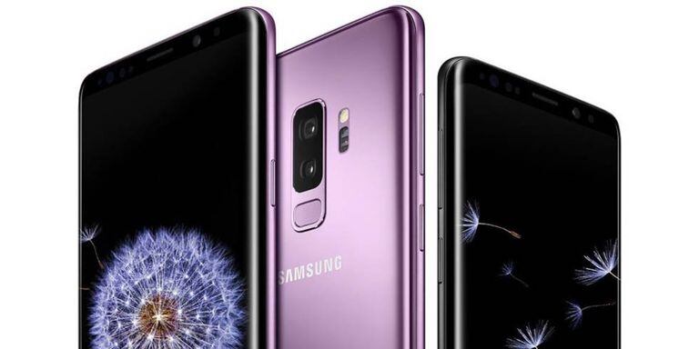 Tela frontal e traseira do Galaxy S9+ e do Galaxy S9