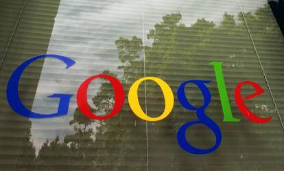 Logotipo do Google na sede do buscador em Mountain View.