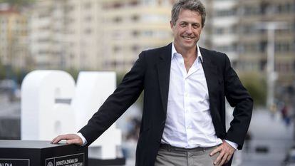Hugh Grant, em San Sebastián (Espanha), em setembro.