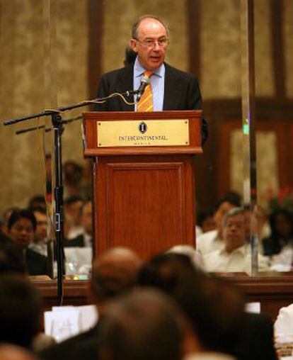 Rodrigo Rato, em uma reunião do FMI em 2007.
