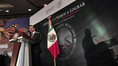 Enrique Peña Nieto, em Morelia.