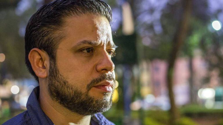 Jesús Romero na segunda-feira, na Cidade do México