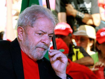 O ex-presidente Lula neste dia 19.
