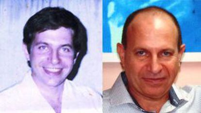 Na esquerda, Sarraff com 32 anos, antes de ser preso, e à direita em imagen sem datar cedida pela família.