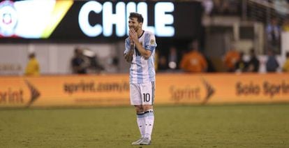 Messi perdeu pênalti na decisão.