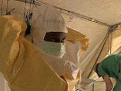 A Organização Mundial da Saúde envia 3,5 toneladas de material de isolamento para a África ocidental
