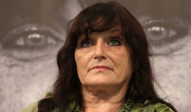 Christiane F., na apresentação de seu novo livro em outubro.