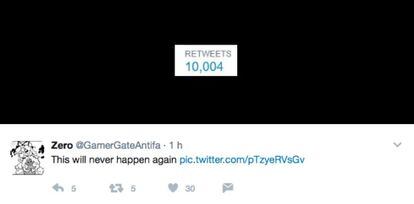 ‘Isto não vai mais acontecer’, diz o troll se gabando de mais de 10.000 retuítes