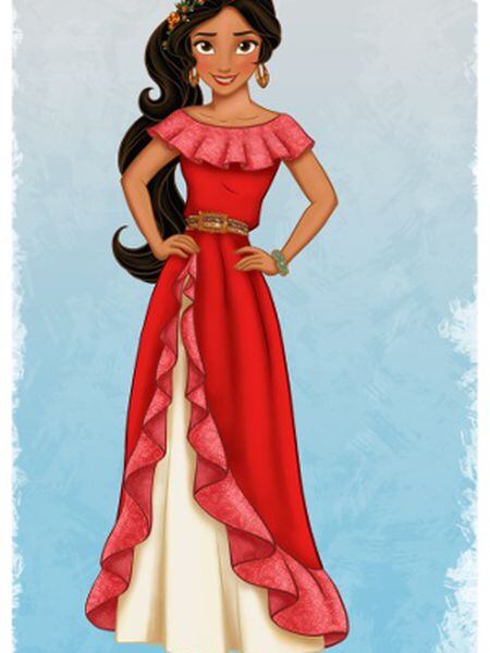 Imagem da princesa hispânica da Disney.