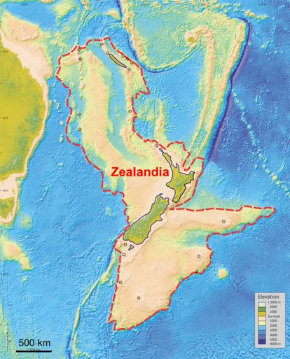 Zealandia, nome dado em inglês ao continente descoberto sob a Nova Zelândia (Zelândia, em português).