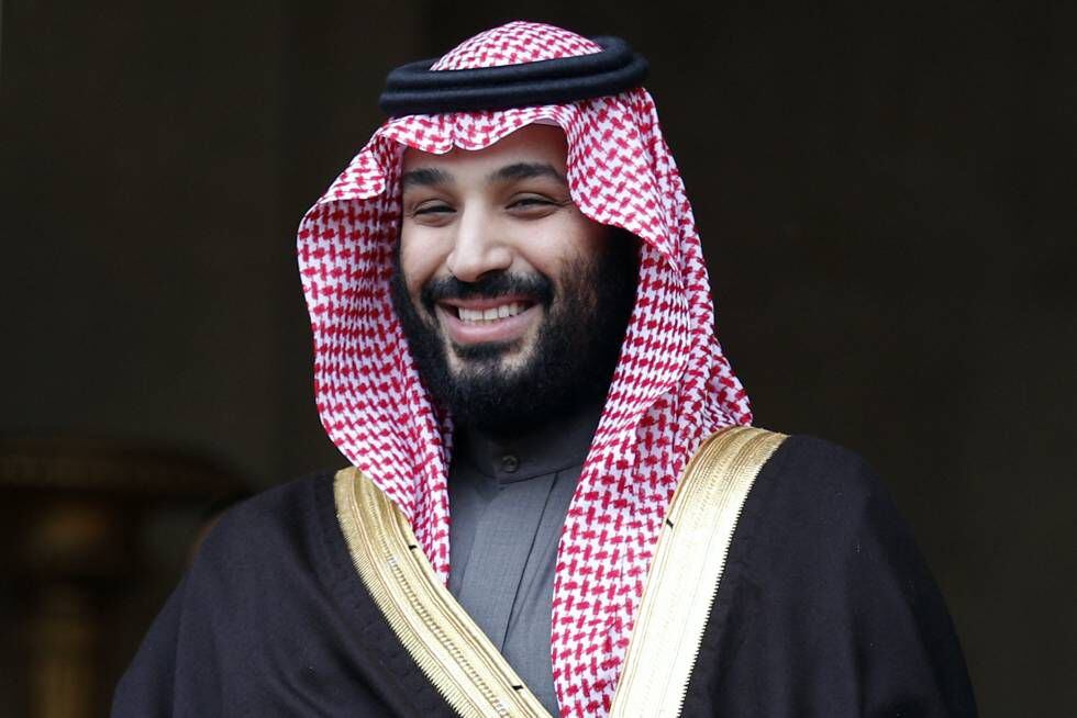 O príncipe saudita Mohamed bin Salman, em abril passado, em Paris.