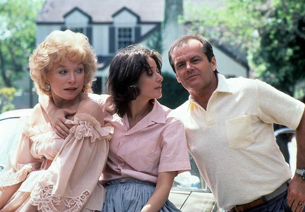 Shirley MacLaine, Debra Winger e Jack Nicholson em ' Laços de Ternura'