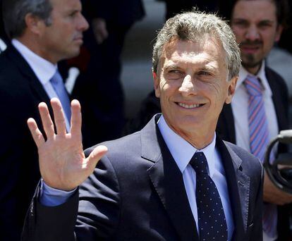 Mauricio Macri, em 11 de dezembro deste ano.