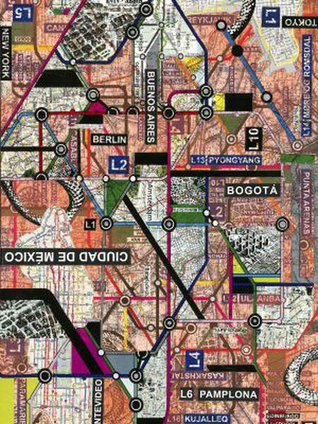 Projeto "Cartografias" (2013) da artista uruguaia Paola Monzillo.
