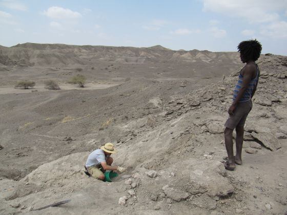 Escavações na colina de Ledi-Geraru.