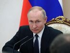 El presidente ruso, Vladímir Putin, durante una reunión en Moscú, el pasado viernes.