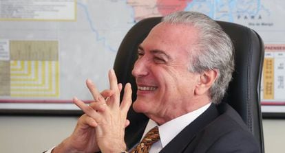Michel Temer, presidente interino do Brasil. 