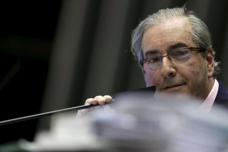 O presidente da Câmara, Eduardo Cunha.