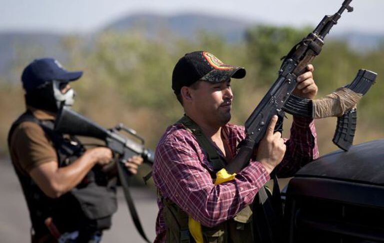 Autodefesas em Michoacán.