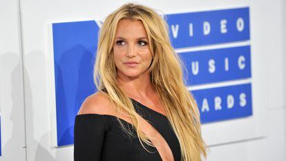 Britney Spears, durante a cerimônia de premiação da MTV Video Music em 2016.