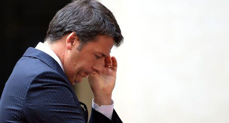 O primeiro-ministro italiano, Matteo Renzi, em Roma.