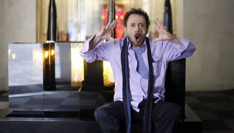 Tom Zé, compositor e poeta em um hotel em Madri em 2011.