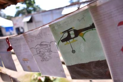 Centenas de cartas de crianças foram entregues aos bombeiros que trabalham na operação de busca em Brumadinho.
