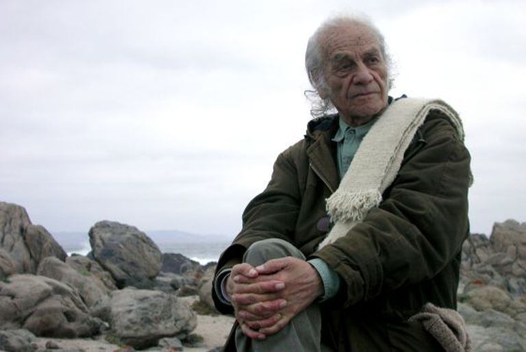 Nicanor Parra em sua casa de Las Cruces em 2009.