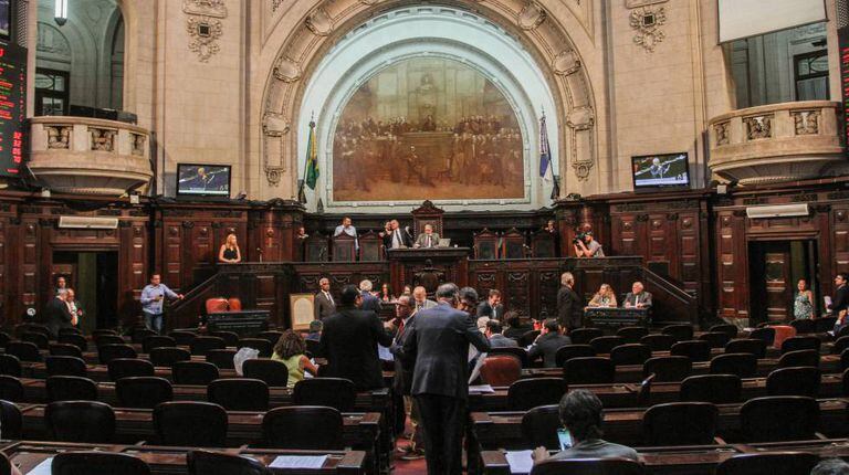 Plenário da Assembleia Legislativa do RJ (Alerj) nesta quinta-feira, 13