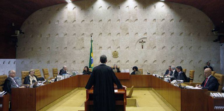 Sessão plenária do STF.