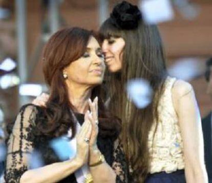 Cristina e Florença Kirchner em uma foto de arquivo.