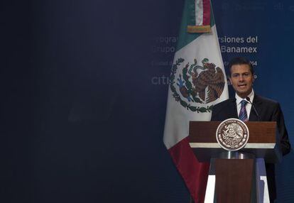 O presidente Enrique Peña Nieto, nesta quinta-feira.