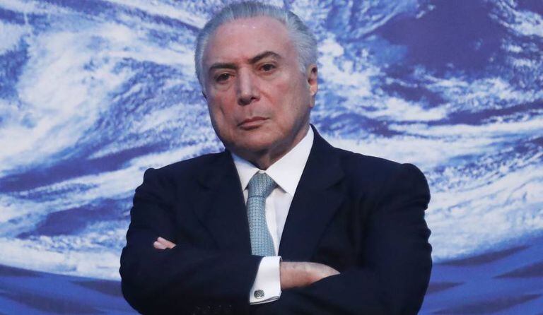O presidente Michel Temer, cuja salvação de um processo de corrupção custou mais de R$ 14 bilhões
