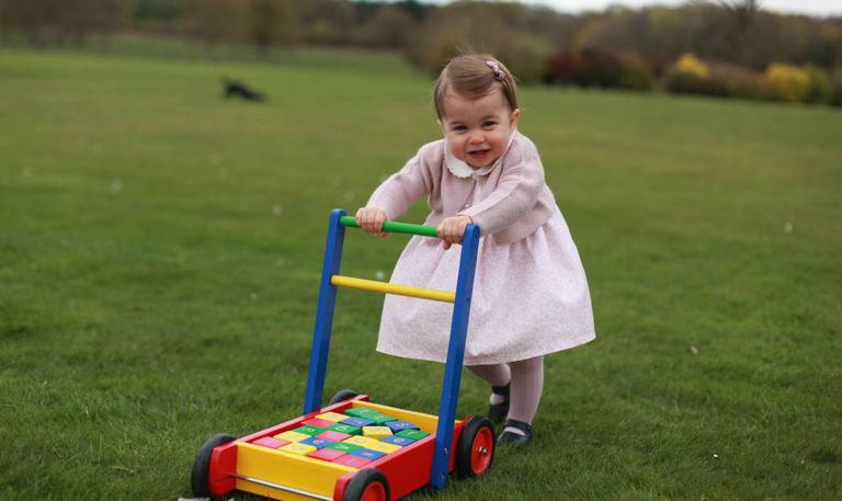 Uma das imagens de Charlotte de Cambridge divulgada por seu aniversário.
