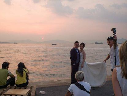 Casamento em Hong Kong.