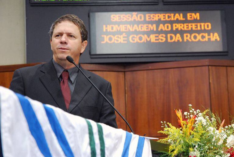 Zé Gomes, durante solenidade na Assembleia Legislativa.