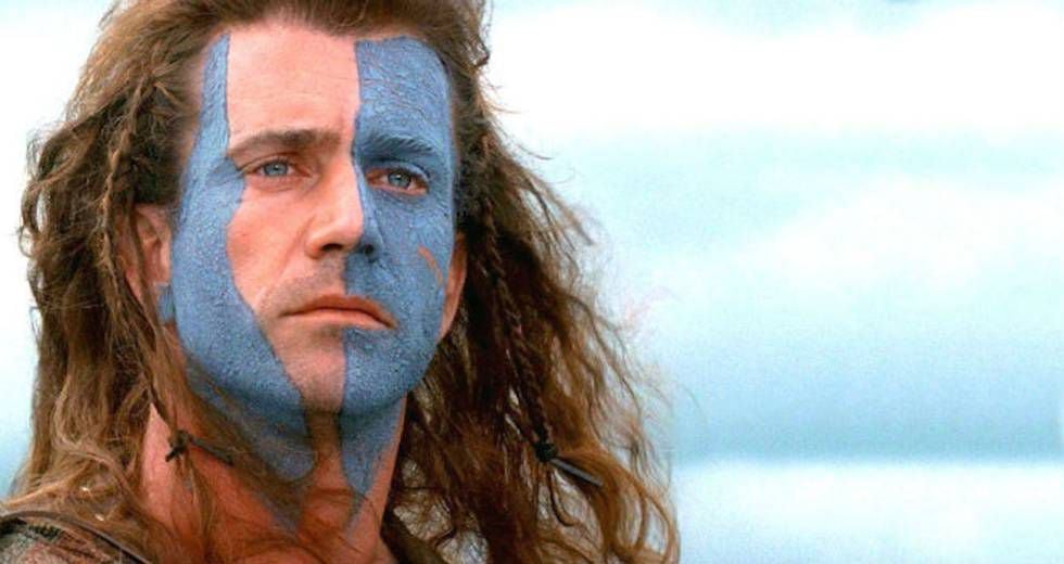 O traço mais característico de William Wallace, protagonista de ‘Coração Valente’ (1995) é sua cara pintada de azul. Mas era esse mesmo o aspecto dos guerreiros escoceses da Idade Média?