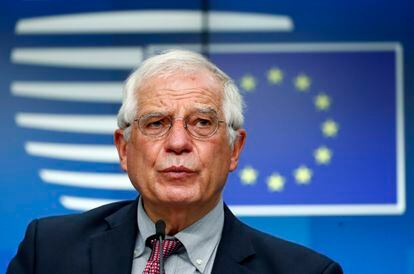 Josep Borrell, alto representante para a Política Exterior e Segurança Comum da União Europeia, em julho.