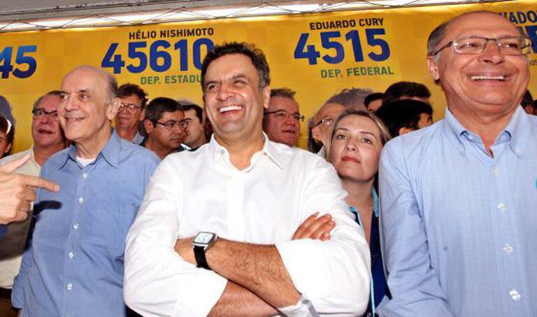 Serra, Aécio e Alckmin ainda não se entenderam.